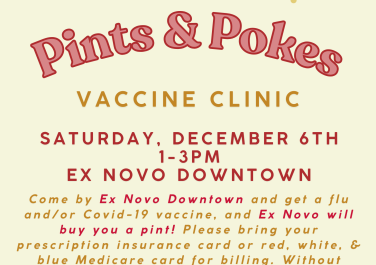 Ex Novo: Pints and Pokes, December 6th 1-3pm